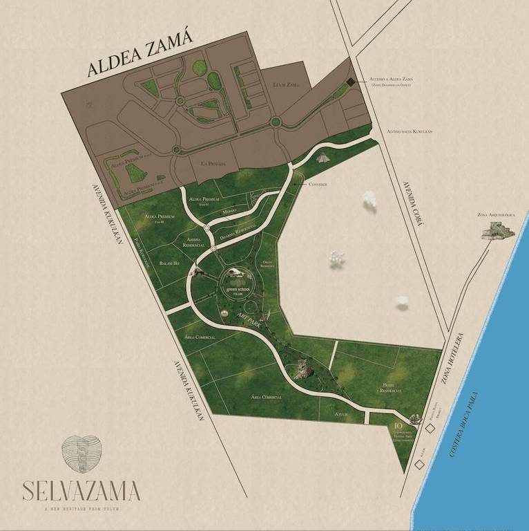 Terreno en Venta en Selvazama Tulum | Gated Community con Seguridad Cerca de la Playa