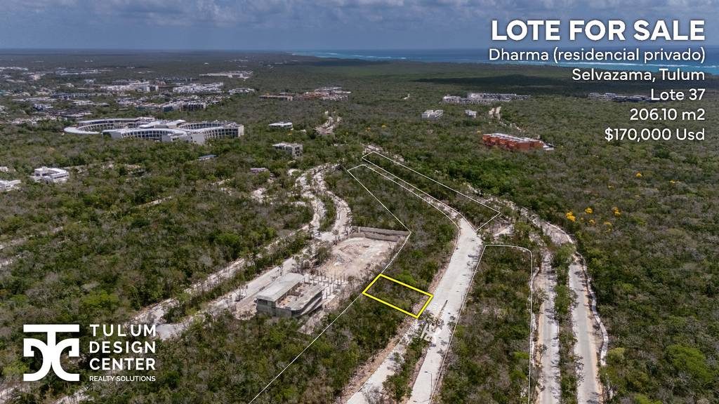 Invierte en Tulum: Lote Premium en DHARMA, Selvazama. Gathed community
